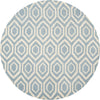 Safavieh Chatham Blue/Ivory Area Rug Round