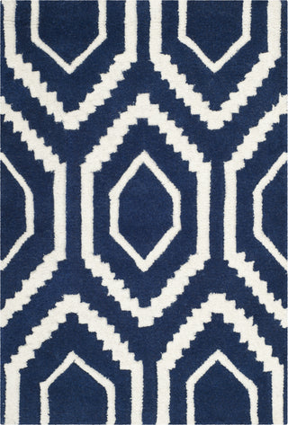 Safavieh Chatham Dark Blue/Ivory Area Rug 