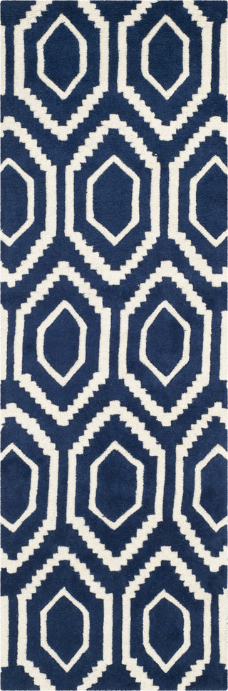 Safavieh Chatham Dark Blue/Ivory Area Rug 