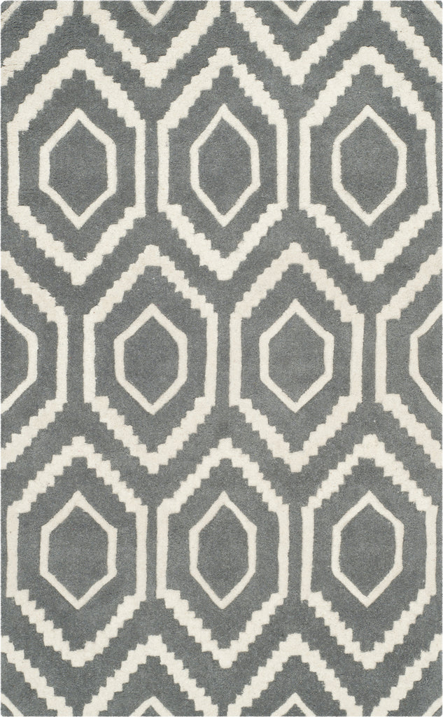 Safavieh Chatham Dark Grey/Ivory Area Rug main image