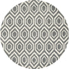 Safavieh Chatham Dark Grey/Ivory Area Rug Round