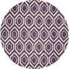 Safavieh Chatham Purple/Ivory Area Rug Round