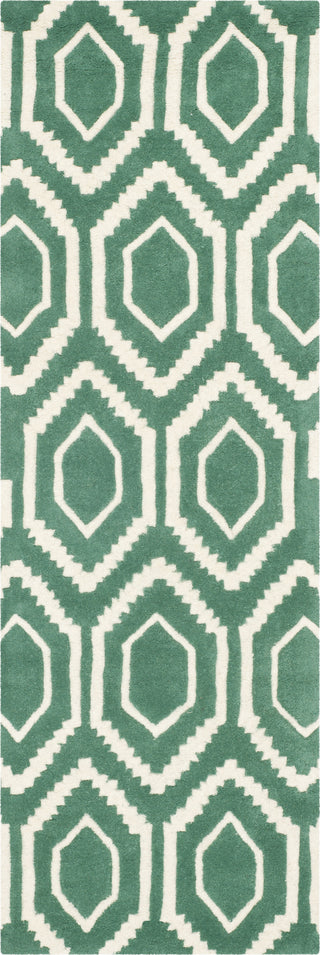 Safavieh Chatham Teal/Ivory Area Rug 