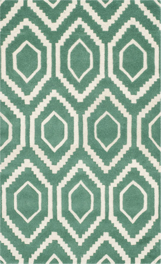 Safavieh Chatham Teal/Ivory Area Rug main image