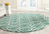 Safavieh Chatham Teal/Ivory Area Rug Room Scene Feature