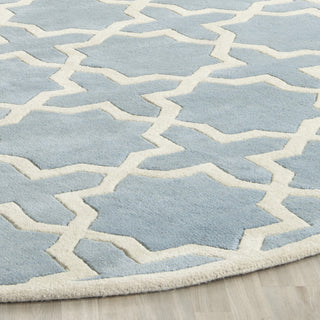 Safavieh Chatham Chatham732 Blue/Ivory Area Rug Detail