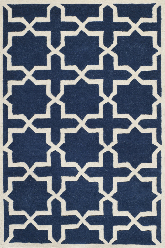 Safavieh Chatham Chatham732 Dark Blue/Ivory Area Rug main image