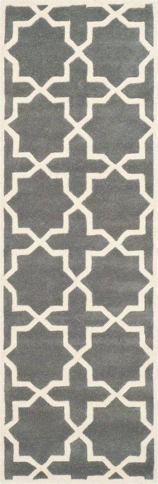 Safavieh Chatham Chatham732 Dark Grey/Ivory Area Rug 