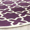 Safavieh Chatham Chatham732 Purple/Ivory Area Rug Detail