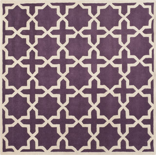 Safavieh Chatham Chatham732 Purple/Ivory Area Rug Square