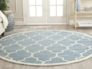 Safavieh Chatham 733 Blue/Ivory Area Rug Room Scene Feature