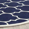 Safavieh Chatham 733 Dark Blue/Ivory Area Rug Detail