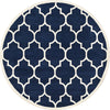 Safavieh Chatham 733 Dark Blue/Ivory Area Rug Round