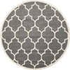 Safavieh Chatham 733 Dark Grey/Ivory Area Rug Round