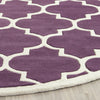 Safavieh Chatham 733 Purple/Ivory Area Rug Detail