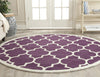 Safavieh Chatham 733 Purple/Ivory Area Rug Room Scene Feature