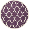 Safavieh Chatham 733 Purple/Ivory Area Rug Round