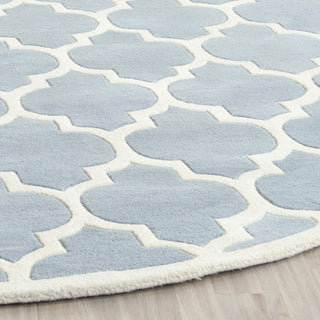 Safavieh Chatham 734 Blue/Ivory Area Rug Detail