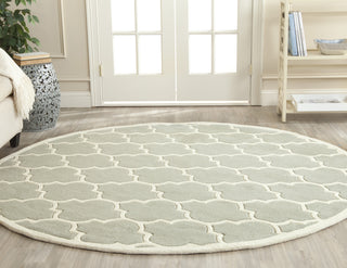 Safavieh Chatham 734 Grey/Ivory Area Rug Room Scene Feature