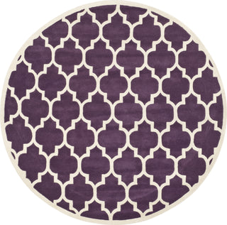 Safavieh Chatham 734 Purple/Ivory Area Rug Round