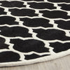 Safavieh Chatham 734 Black/Ivory Area Rug Detail