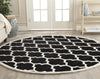 Safavieh Chatham 734 Black/Ivory Area Rug Room Scene Feature