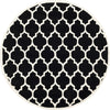 Safavieh Chatham 734 Black/Ivory Area Rug Round