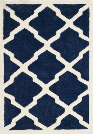 Safavieh Chatham 735 Dark Blue/Ivory Area Rug 