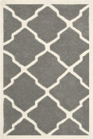 Safavieh Chatham 735 Dark Grey/Ivory Area Rug 