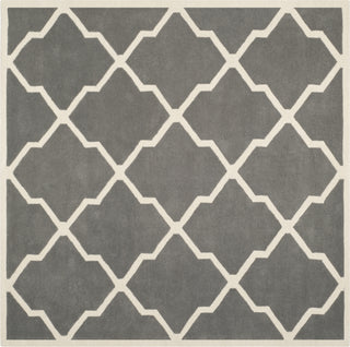 Safavieh Chatham 735 Dark Grey/Ivory Area Rug Square