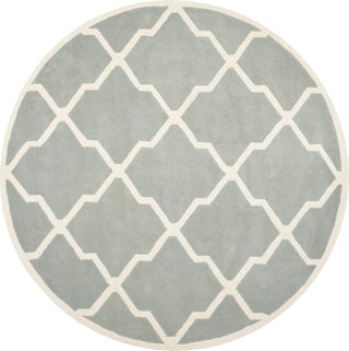 Safavieh Chatham 735 Grey/Ivory Area Rug Round