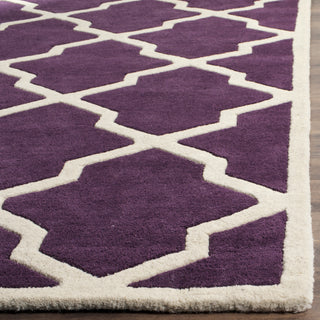 Safavieh Chatham 735 Purple/Ivory Area Rug Detail