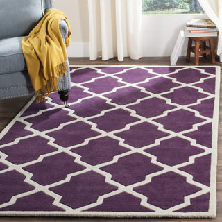 Safavieh Chatham 735 Purple/Ivory Area Rug Room Scene Feature