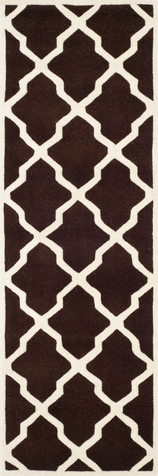 Safavieh Chatham 735 Dark Brown/Ivory Area Rug 