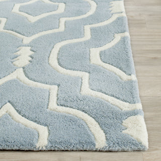 Safavieh Chatham 736 Blue/Ivory Area Rug Detail