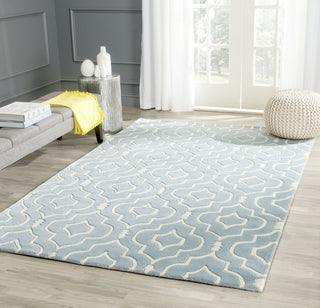 Safavieh Chatham 736 Blue/Ivory Area Rug Room Scene Feature