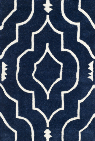 Safavieh Chatham 736 Dark Blue/Ivory Area Rug 