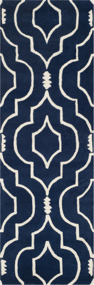 Safavieh Chatham 736 Dark Blue/Ivory Area Rug 