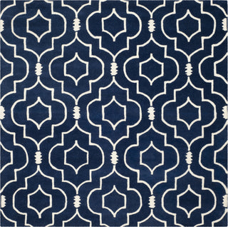 Safavieh Chatham 736 Dark Blue/Ivory Area Rug Square