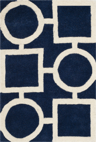 Safavieh Chatham 737 Dark Blue/Ivory Area Rug 