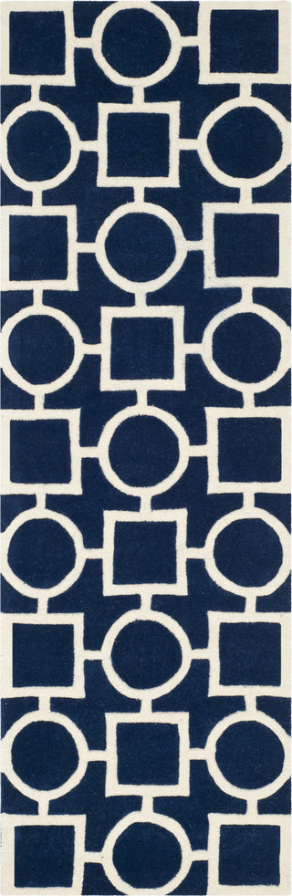 Safavieh Chatham 737 Dark Blue/Ivory Area Rug 