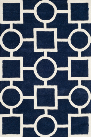 Safavieh Chatham 737 Dark Blue/Ivory Area Rug main image