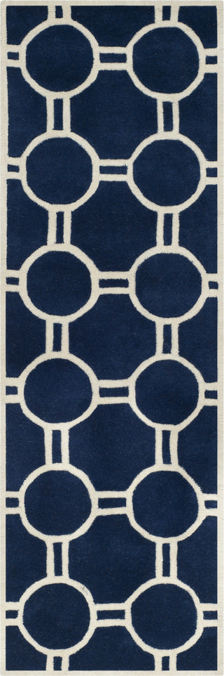 Safavieh Chatham 739 Dark Blue/Ivory Area Rug 