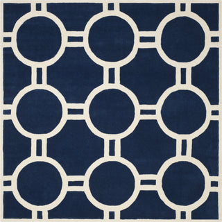 Safavieh Chatham 739 Dark Blue/Ivory Area Rug Square