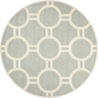 Safavieh Chatham 739 Grey/Ivory Area Rug Round