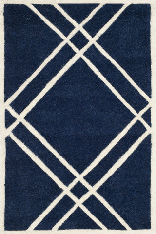 Safavieh Chatham 740 Dark Blue/Ivory Area Rug 