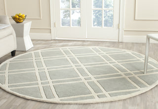 Safavieh Chatham 740 Grey/Ivory Area Rug Room Scene Feature