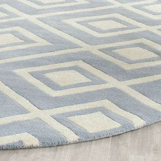 Safavieh Chatham 742 Blue/Ivory Area Rug Detail