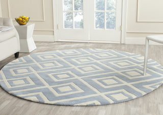 Safavieh Chatham 742 Blue/Ivory Area Rug Room Scene Feature