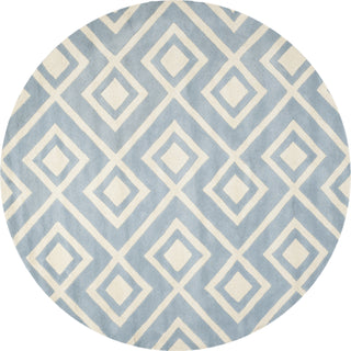 Safavieh Chatham 742 Blue/Ivory Area Rug Round